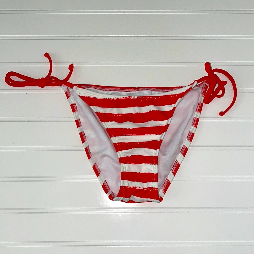 Xhilaration Red n White bikini bottom Sz XS